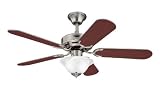Westinghouse 7877320 Richboro SE 42-Inch Ceiling Fan, Brushed Nickel