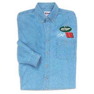 Buy Dale Earnhardt Jr Long Sleeve Denim Shirt (AMP)