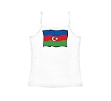 Azerbaijan Flag - Spaghetti Tank T-Shirt