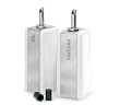 Oil and Vinegar Set - Stainless Steel (stainless steel and porcelain) (6"H x 2"W x 2"D)