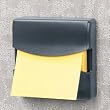 Partition Additions, Note Dispenser, 3-5/8"Wx3-3/8"Dx-7/8"H, Graphite FEL7528201