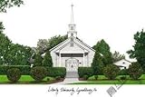 Liberty University Lithograph 14x10 Limited Edition Unframed Lithograph
