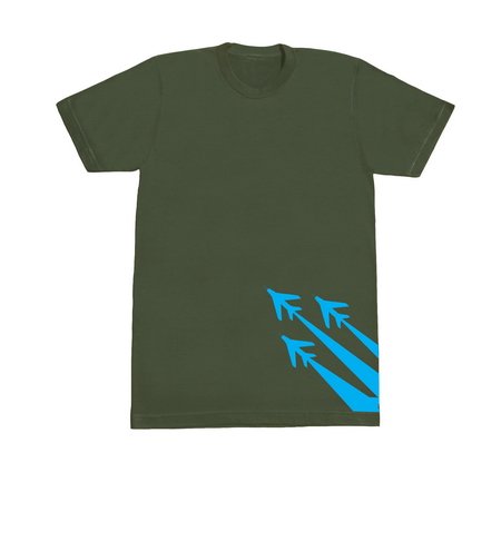 Interceptor T-Shirt (Small - Blue / Army Green) Interceptor T-Shirt (Small - Blue / Army Green)