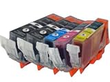 Produkt-Bild: 5 x kompatible Druckerpatronen - ersetzen Canon PGI-520/CLI521 - f&uuml;r Canon Pixma MP 980, Pixma MP 990, Pixma IP 3600, Pixma IP 4600, Pixma IP 4600 X, Pixma IP 4700, Pixma MP 540, Pixma MP 550, Pixma MP 560, Pixma MP 620, Pixma MP 630, Pixma MP 640, Pixma MX 860