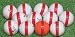 Sportime Practice Golf Balls - Striped Range Balls Only - Set of 12