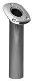 AFI 40017 Flush Mount Open End Fishing Rod Holder (Cast Stainless Steel, 60-Degree Tube)