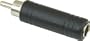 American Recorder Technologies 1/4" Female to RCA Male Adapter Nickel