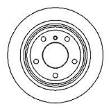 Produkt-Bild: 2 AUTEK Bremsscheiben hinten BMW 5 520i 525td 528i 523i 535i 520d 525d 530i 525tds 540i 525i 530d