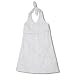 Classic Hibiscus Family Outfit Hawaiian Aloha Tie Back Halter Dress in Wedding White - 6X