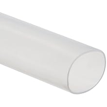 Zeus PTFE  Heat Shrink Tubing, 28 Gauge, Minimum Expanded ID 0.038", 0.006" Wall, Shrink Rat 2:1 48" Length