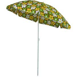 【クリックで詳細表示】キャプテンスタッグ(CAPTAIN STAG) ハッピーフラワー パラソル200cm ブラウン M-1545