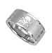 Stainless Steel Ring with Skull Design - Size: 8-12