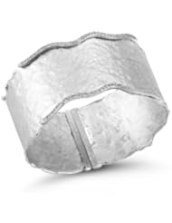 I. Reiss 14K Gold Cuff Bracelet Set with Diamonds.