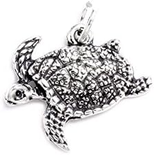 .925 Sterling Silver Sea Turtle Charm