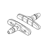 �V�}�m BR-M760/BR-M580/BR-M570/BR-M530/BR-MX70 M70T4 �u���[�L�V���[�Z�b�g(���E�y�A) Y8BM9803A