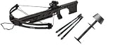 Crosman Corporation 11 Centerpoint Hex2 150 Package One Piece Quiver Plus 3carbon Arrows
