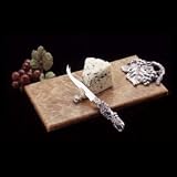 Arthur Court Grape Cheese Knife with Onyx Board