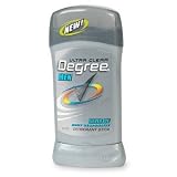 Degree Men Ultra Clear Body Responsive Deodorant Stick, Silver Ice - 3 Oz - 3 Pack ($2.99 X 3)