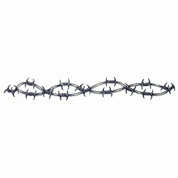 Barbed Wire 12" Armband / Arm Accent Temporary Tattoo Body Art