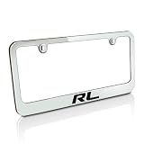 Acura RL Chrome Solid Brass License Frame, Official Licensed by Unknown