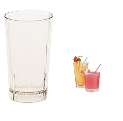 Huntington 12 Pack 12 Ounce Capacity Drinkware Tumblers - Virtually Unbreakable Polycarbonate - Lightweight - Clear Color
