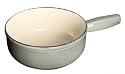 Staub Caquelon für Käsefondue in graphitgrau