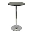 Winsome Wood Black and Chrome Pub Table