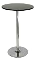 Winsome Wood Black and Chrome Pub Table