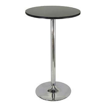 Set A Shopping Price Drop Alert For Winsome Wood Black and Chrome Pub Table
