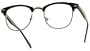 EP - "Clubber" - Half Frame Clear Lens Wayfarer Sunglasses