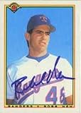 Robb Nen, Texas Rangers, 1990 Bowman Autographed Card