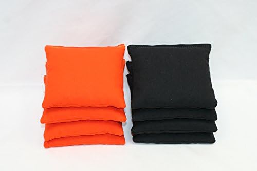 Cornhole Bags Regulation (Set of 8) Orange/Black