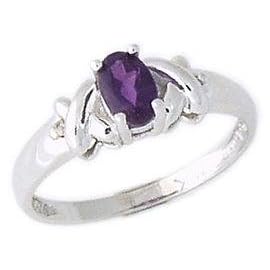 Diamond and Amethyst Ring by Szul