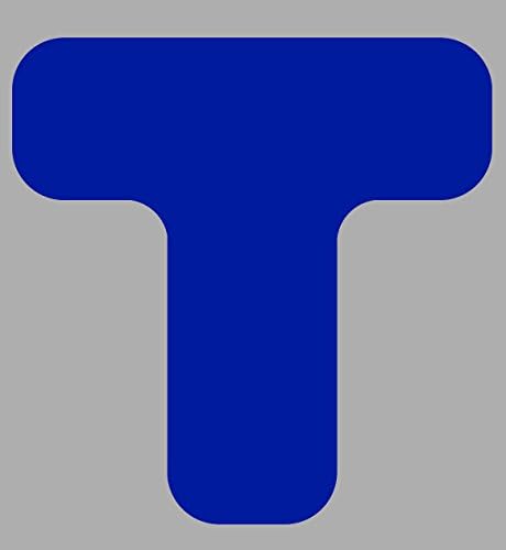 EZ Stripe DSEZ-TR6-B-KIT Mean Lean Round TS, 6" x 6" x 2", Blue (Pack of 40)