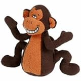 Multi Pet Deedle Dudes Monkey that Sings 8in Dog Toy