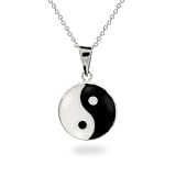 Sterling Silver Yin Yang Pendant