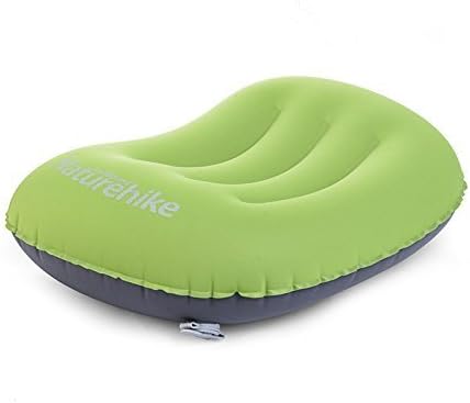 IsPerfect Outdoor Sports Ultralight Camping Travel Inflating Pillow,Comfortable for Hiking Backpacking Picnic,Green