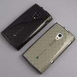 がうがう！ docomo Xperia(TM) (SO-01B) / X10 Clear Soft Case Diamond Pattern, Clear Black 「docomo Xperia(TM) (SO-01B) / X10」専用 クリアソフトケース ダイアモンド・パターン, クリアー・ブラック SOX10-CVD-01 black diamond