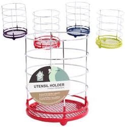 UTENSIL HOLDER w COATING (Purple)