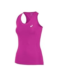 Sports: ASICS Womens Club Tank Top, Berry, X-Small - ASICS Sports Apparel