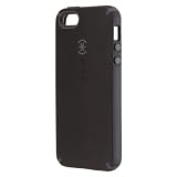 Speck Products CandyShell Satin Case for iPhone 5 - Retail Packaging - Black/Slate Grey