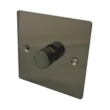 Review AKII  / Flat Plate Polished Black Nickel 1 Gang 2 Way Dimmer