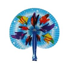 Tropical Fish Folding Fans - 12 per unit Tropical Fish Folding Fans - 12 per unit