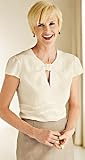 KNOT FRONT KEYHOLE BLOUSE