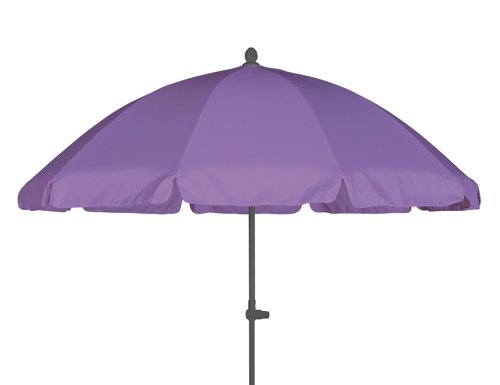 Siena Garden 680264 Skytop Schirm Bezug lila Gestell anthrazit &Oslash; 250 cm Preisvergleich