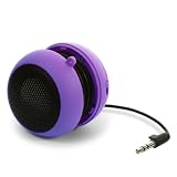 IPOD NANO 4G 4TH GEN BASS BUDDY POP-OPEN SPEAKERS SYSTEM PURPLE FOR APPLE PART OF THE QUBITS ACCESSORIES RANGE