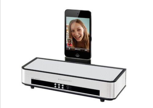 Blaupunkt IP 230 2.1 HiFi iPod Docking System (Voll Alu Geh&auml;use) silber