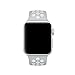 Apple Watch 42mm Nike Sport Band, iMiWell Soft Silicone Quick Release Replacement Strap for Apple iWatch Series 1 Series 2, Apple Watch Nike+ (42mm Medium/Large Gray+White)