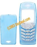 Clear Light Blue Faceplate w/ Battery Cover for Nokia 6100