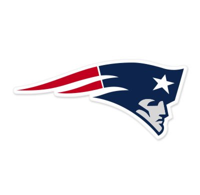 New England Patriots NFL Extra Large Sticker (18